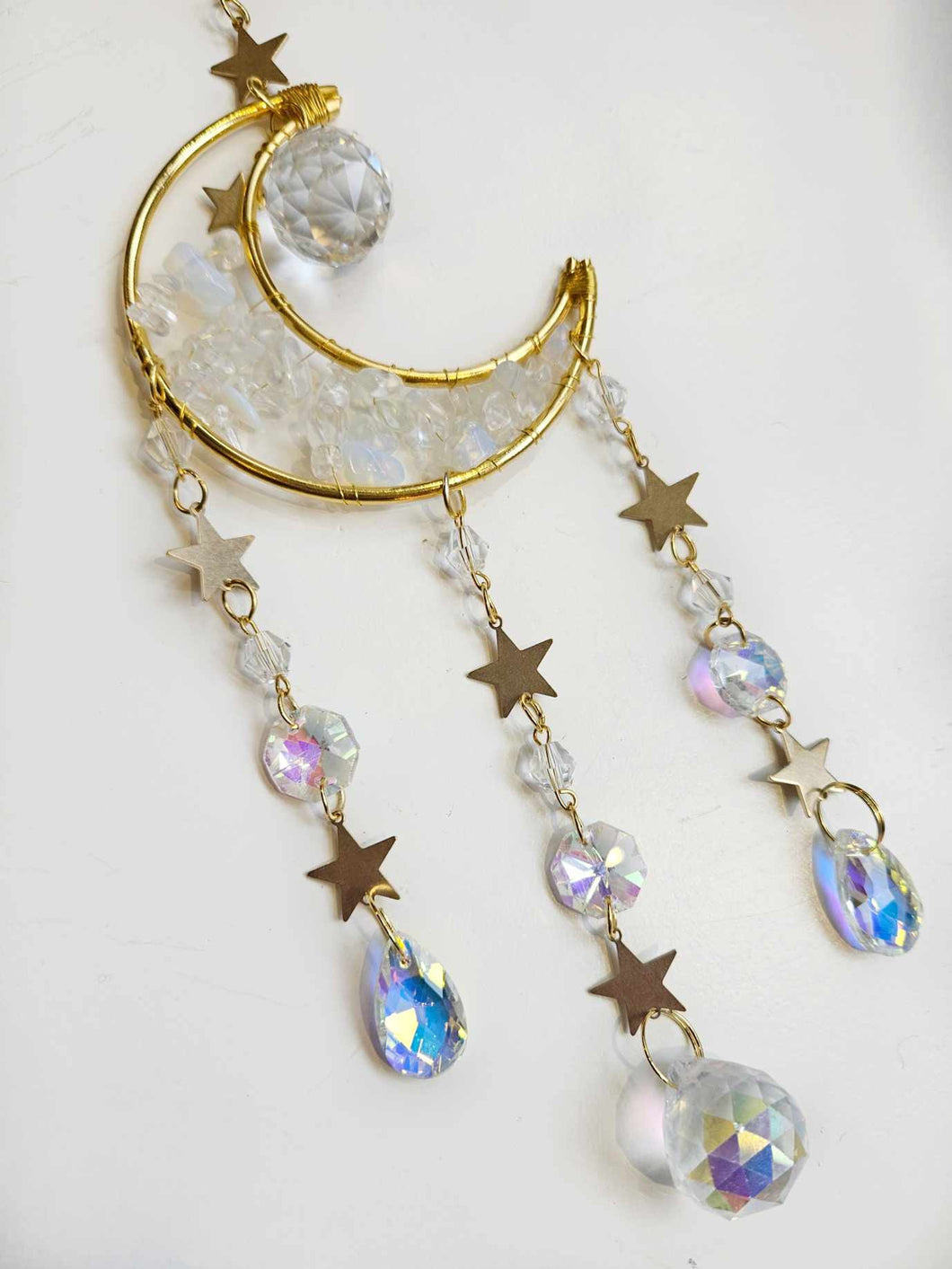 Crystal Moon Suncatchers www.karmaripon.co.uk