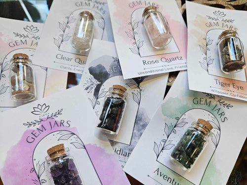 Crystal Gem Jars  www.karmaripon.co.uk