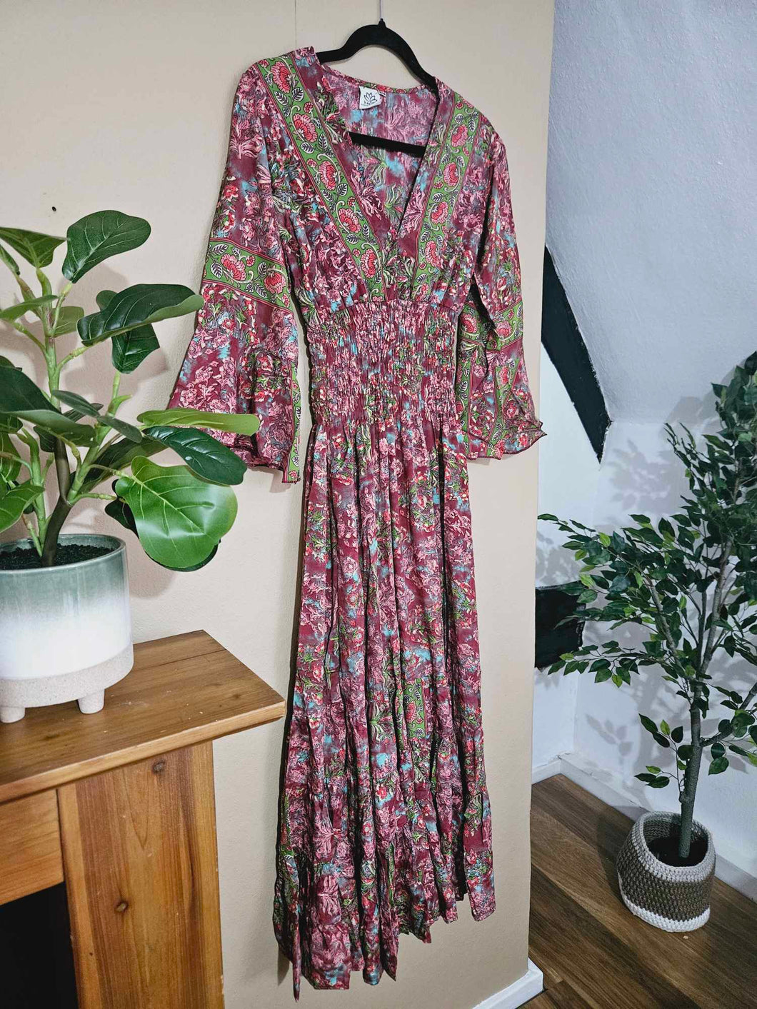 Pink Toned Safed Dress www.karmaripon.co.uk