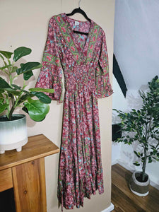 Pink Toned Safed Dress www.karmaripon.co.uk