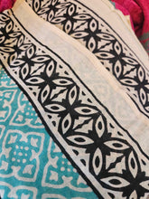 Load image into Gallery viewer, Indian block printed Spring Scarfs/shawl www.karmaripon.co.uk