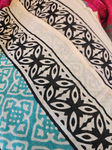 Indian block printed Spring Scarfs/shawl www.karmaripon.co.uk