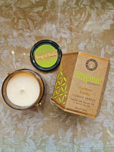 Load image into Gallery viewer, Patchouli Vanilla Organic Scented Candle www.karmaripon.co.uk