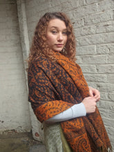 Load image into Gallery viewer, Cosy Large Indian Shawl With Tassels