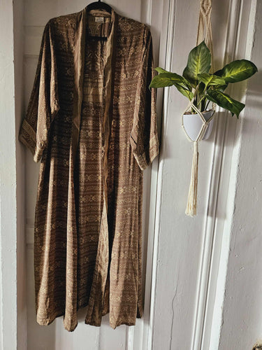 Repurposed Sari Kimono www.karmaripon.co.uk