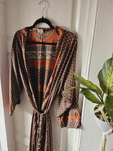 Repurposed Sari Kimono www.karmaripon.co.uk