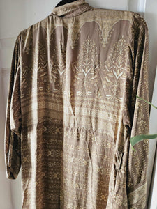 Repurposed Sari Kimono www.karmaripon.co.uk