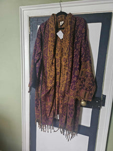 Tassel Shawl Coat www.karmaripon.co.uk