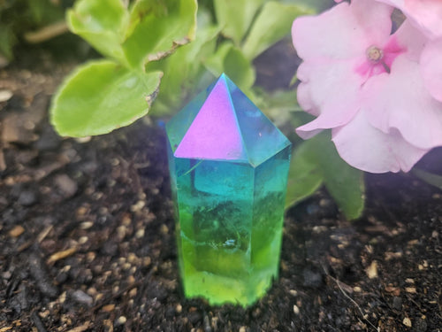 Mermaid Aura quartz