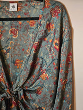 Load image into Gallery viewer, Repurposed Sari Butterfly Top UK 14-18 L