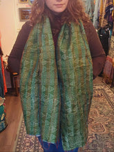 Load image into Gallery viewer, Kantha Stitch Scarf www.karmaripon.co.uk