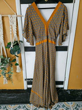 Load image into Gallery viewer, Shilpa Open-Back Sari Dress – UK 8–14 www.karmaripon.co..uk