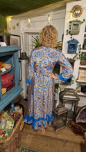 Load image into Gallery viewer, Amrita Boho Frill wrap Dress UK 10-12
