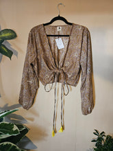 Load image into Gallery viewer, Repurposed Sari Butterfly Top www.karmaripon.co.uk