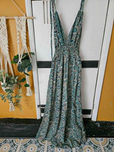 Load image into Gallery viewer, Hema Backless Halter Dress – UK 8–12 www.karmaripon.co.uk