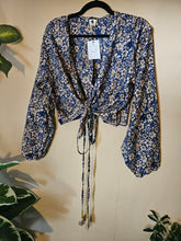 Load image into Gallery viewer, Repurposed Sari Butterfly Top www.karmaripon.co.uk