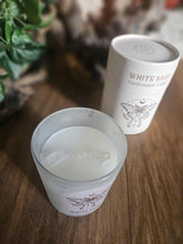 Load image into Gallery viewer, White Sage manifestation Candle www.karmaripon.co.uk