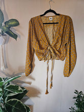Load image into Gallery viewer, Repurposed Sari Butterfly Top www.karmaripon.co.uk