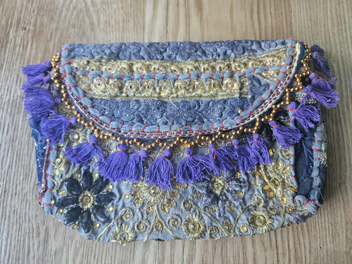 Handmade Shoulder Bandani Bag www.karmaripon.co.uk