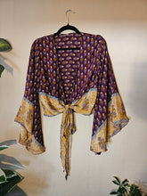 Load image into Gallery viewer, Repurposed Sari Butterfly Top www.karmaripon.co.uk