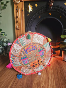 indian pouffe www.karmaripon.co.uk