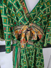 Load image into Gallery viewer, Shilpa Open-Back Sari Dress – UK 8–14 www.karmaripon.co..uk