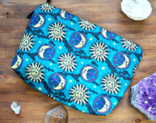 Load image into Gallery viewer, Sun and Moon Makeup Bags www.karmaripon.co.uk