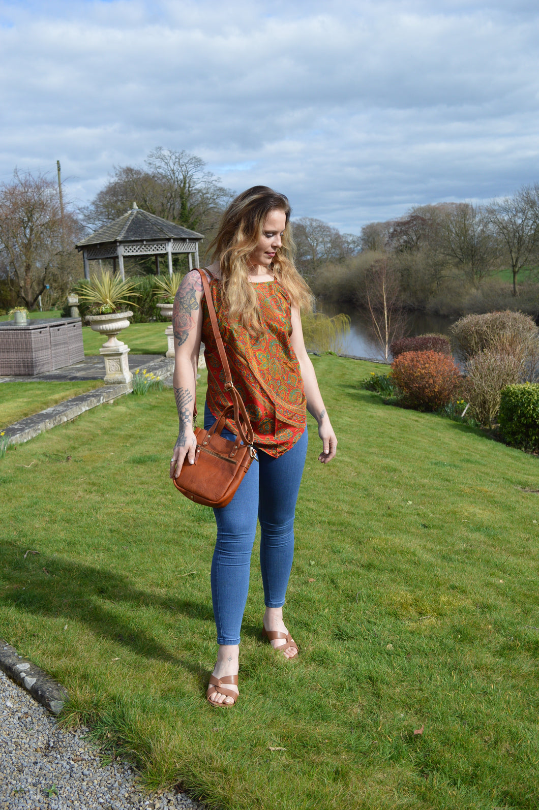 Boho Tie Top www.karmaripon.co.uk