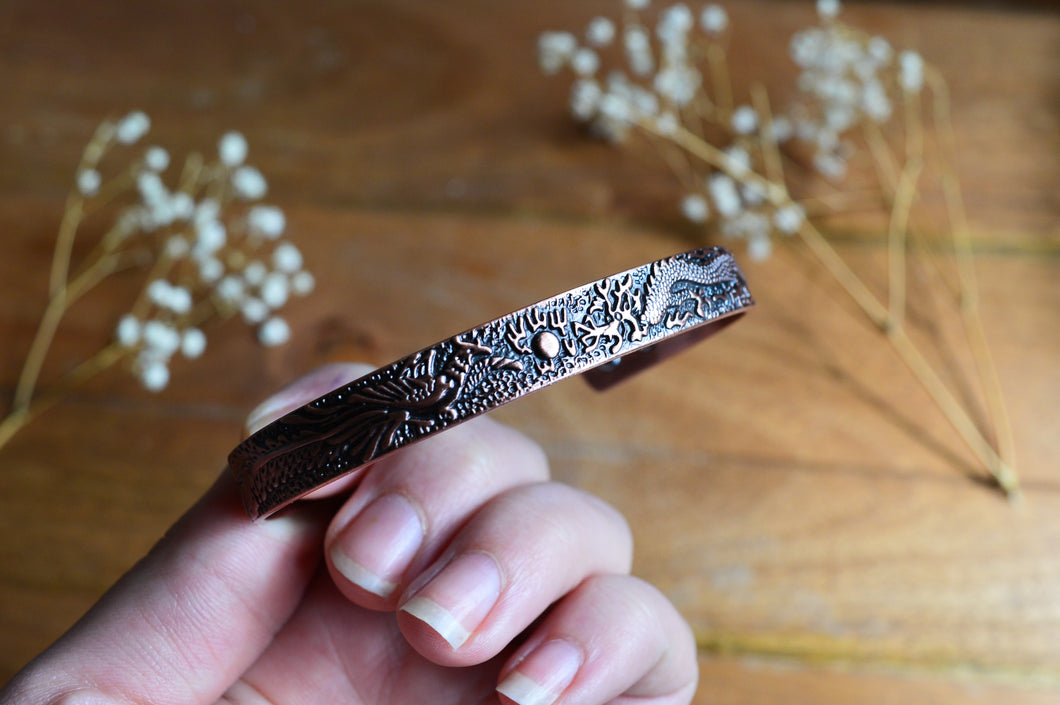 Copper Magnetic Bracelet www.karmaripon.co.uk
