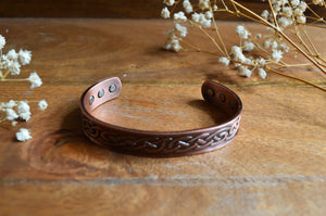 Copper magnetic bracelet style 05