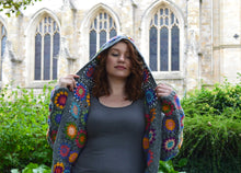 Load image into Gallery viewer, Crochet cardigan at Karma www.karmaripon.co.uk