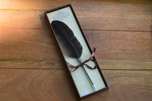 Feather Pens www.karmaripon.co.uk