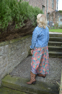 Multicoloured Purna Skirt UK 16+  www.karmaripon.co.uk