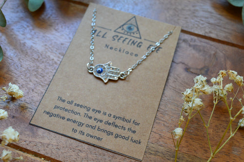 All Seeing Eye Necklace www.karmaripon.co.uk
