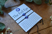 Load image into Gallery viewer, Evil Eye Protection Friendship Bracelet Set