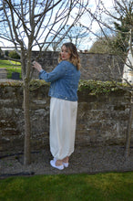 Load image into Gallery viewer, White Italian Yoga/Lounge Pants www.karmaripon.co.uk