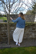 Load image into Gallery viewer, White Italian Yoga/Lounge Pants www.karmaripon.co.uk