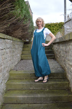 Load image into Gallery viewer, Kaveri Teal  Dungarees www.karmaripon.co.uk