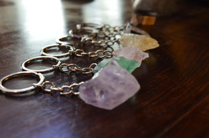 Gemstone Keychains www.karmaripon.co.uk