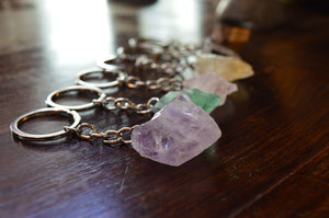 Gemstone Keychains www.karmaripon.co.uk