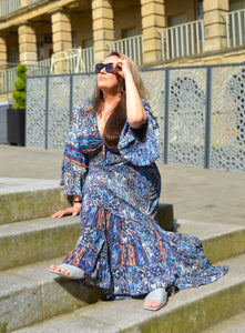 Blue Laal Dress www.karmaripon.co.uk