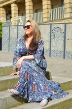 Load image into Gallery viewer, Blue Laal Dress www.karmaripon.co.uk