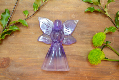 Fluorite Crystal Angel www.karmaripon.co.uk