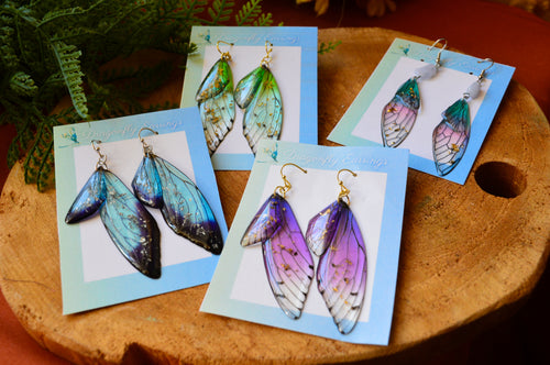 Dragonfly Earrings www.karmaripon.co.uk
