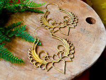 Load image into Gallery viewer, Brass Indian Earrings www.karmaripon.co.uk