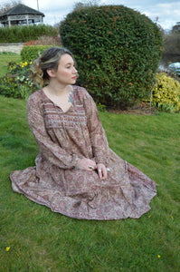 Anika Flowy Cotton Dress  www.karmaripon.co.uk