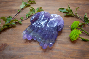 Fluorite Healing Hands