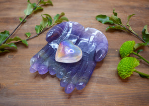 Fluorite Healing Hands