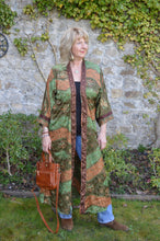 Load image into Gallery viewer, Repurposed Sari Kimono www.karmaripon.co.uk