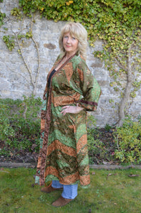 Repurposed Sari Kimono www.karmaripon.co.uk